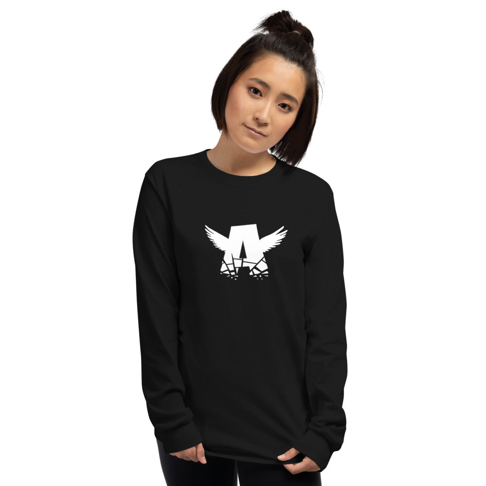 Men’s Long Sleeve Shirt | WHITE LOGO