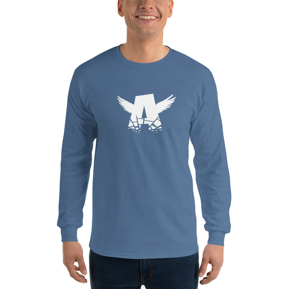 Men’s Long Sleeve Shirt | WHITE LOGO