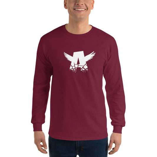Men’s Long Sleeve Shirt | WHITE LOGO