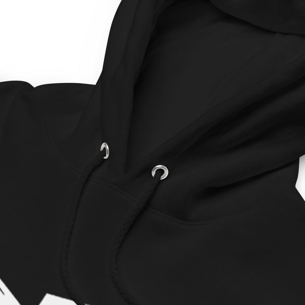 Unisex fleece hoodie | WHITE LOGO